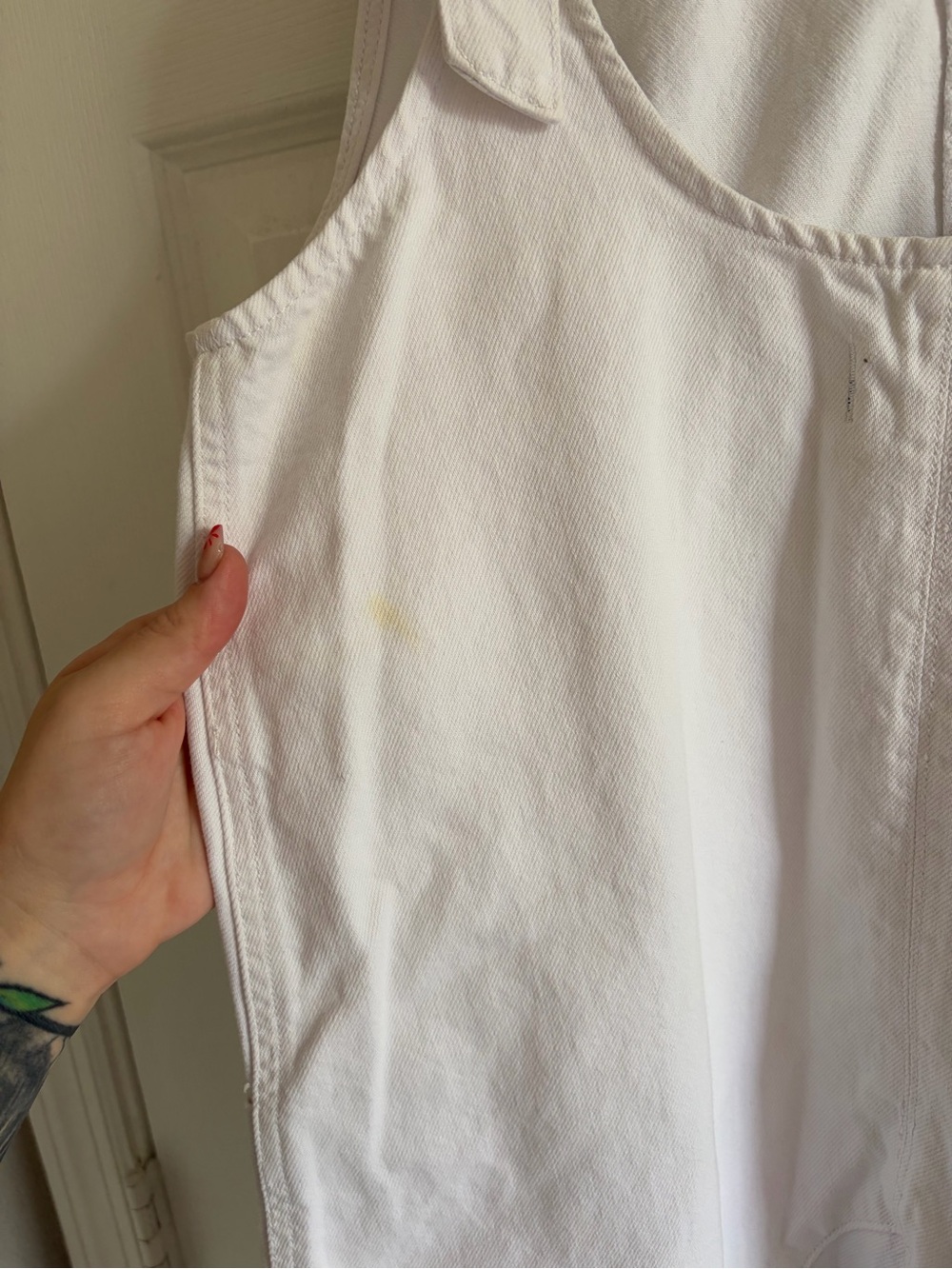 White High Roller Free People Overalls - Picture 5 of 9